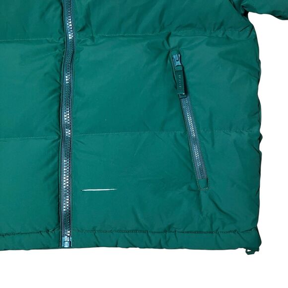 Lacoste Puffer Jacket Mens S Green Quilted Water Repellent *NEEDS REPAIR* BH3522 - Picture 5 of 16